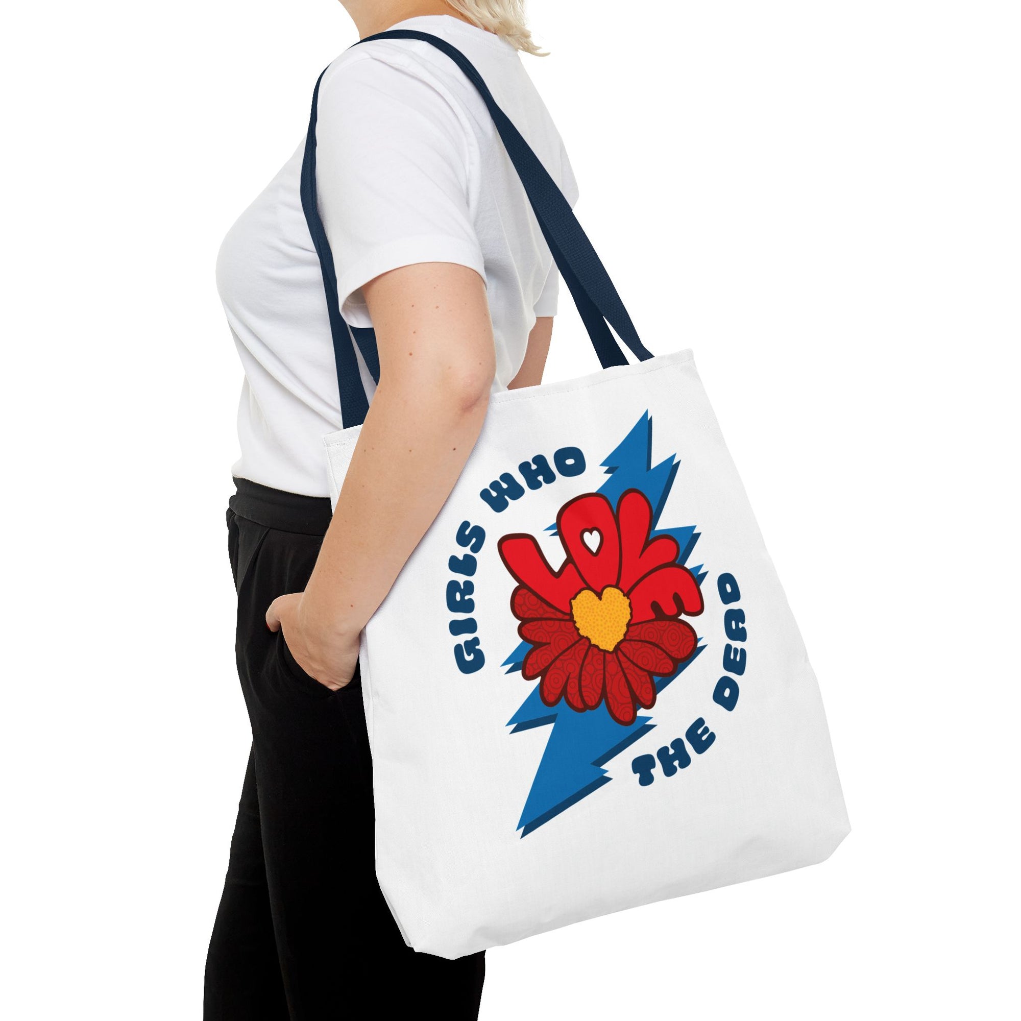 Girls Who Love The Dead | Eco-Friendly Reusable Tote Bag
