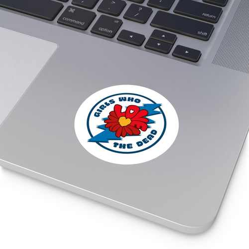 Girls Who Love the Dead 3-in Round Sticker