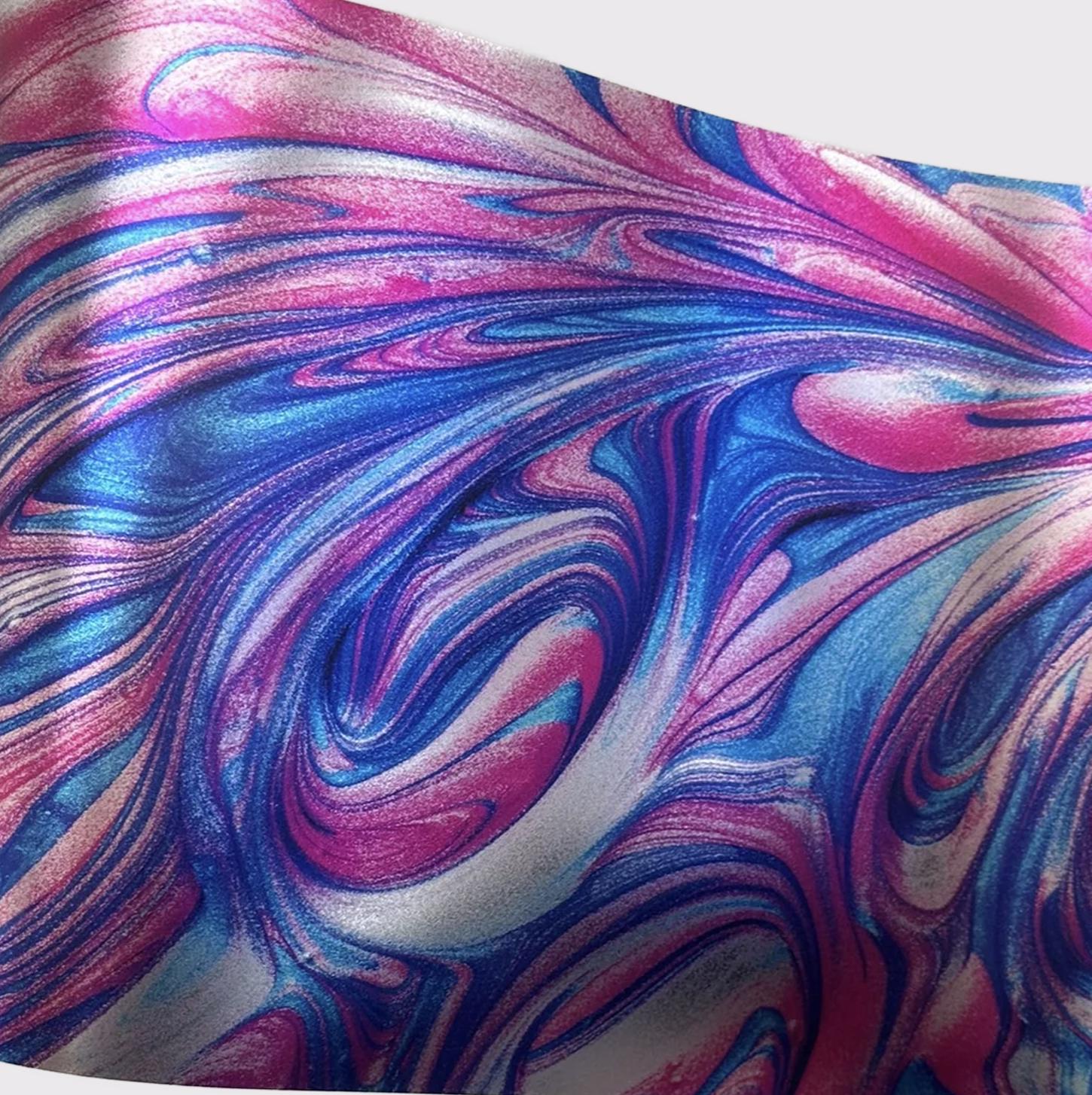 Limited Edition Lightning Bolt Earrings – Cotton Candy Swirl